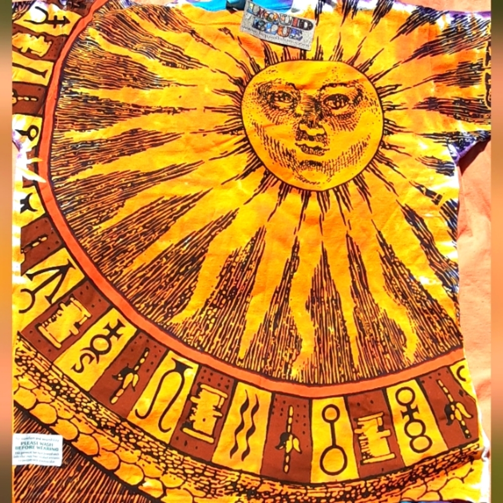 Liquid blue, "Sun+moon" vintage rare(1992)new/old inventory,NOT PREOWNED